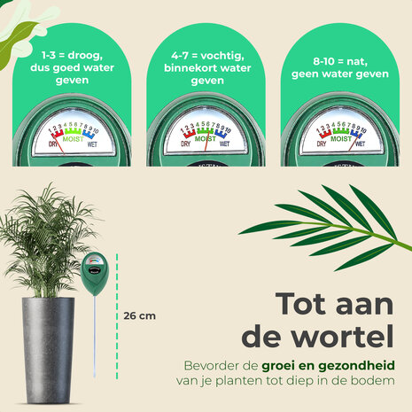 Watermeter - Hygrometer - Vochtmeter planten - Sunnytree - 5